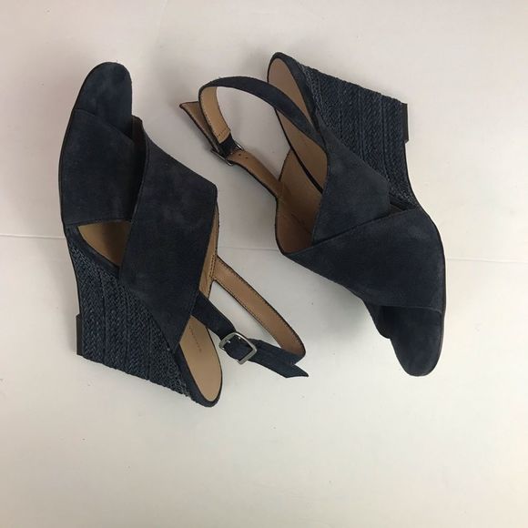 Sandales Compensées Banana Republic Taille 9M – Style Bande Croisée (cross Band), Occasion